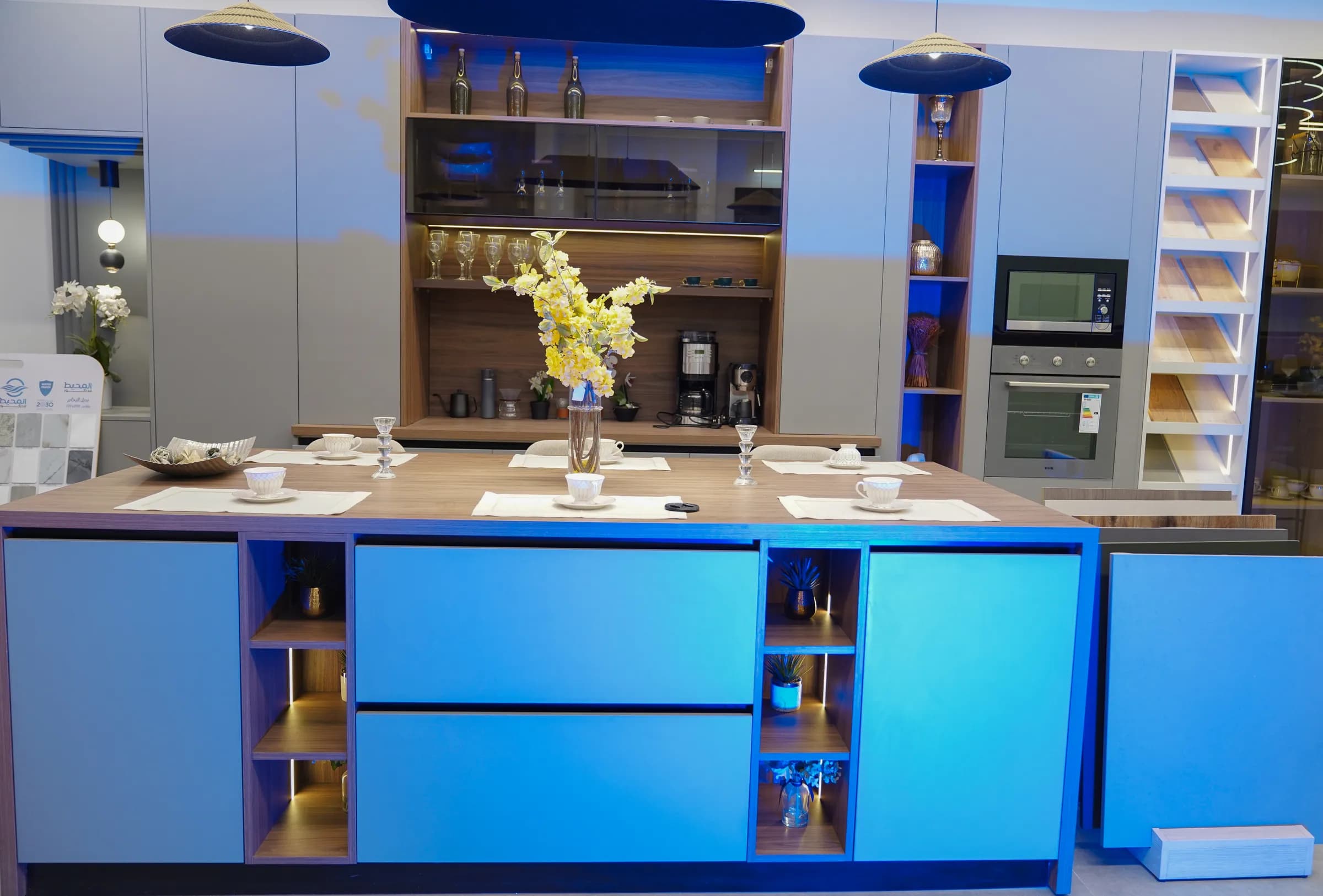 Kokio Kitchens luxury island showroom — كوكايو للمطابخ